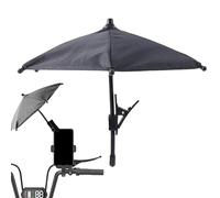 Phone Mount Umbrella Hands Free - Rotating Anti-Glare Gadget Shield, Adjustable UV Parasol | Foldable Phone Stand Sun Protector for Travel, Holiday, Picnic, Stand