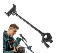 Phone Music Stand Holder | Adjustable Flexible Long Gooseneck Arm Cellphone Mount For Drum Smartphone Compatible With Club Studio | Phone Holder For Stand,
