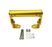 Phone Navigation Bracket Motorcycle GPS Navigation Plate Bracket For Y&amaha MT09 For SUZUKI DL650 For H&onda NC750X Adjustable Mobile Phone Holder Stand Navigator Mount(Gold)