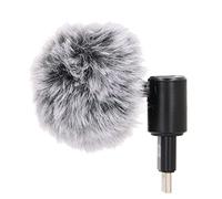 Phone Noise Reduction Microphone Easy to Operate Noise Reduction 90 Degree Adjustable Mobile Phone Microphone for Live Streamers (Type-C)