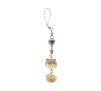 Phone Pendant - Decorative Graceful and Aesthetic Pendant with Bracelet for Cell Phone, Bag, Keychain, Backpack, Girls and Women. 3D Cat with Love Designed, riferimento alla descrizione, Resin
