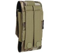Brandit Medium Molle Phone Pouch, camouflage, One size