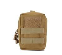 Phone Pouch Tactical Bag Molle Pouch Utility EDC Tools Waist Pack or Outdoor Activities Compact for Essentials for Hiking and Camping(Khaki)