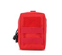 Phone Pouch Tactical Bag Molle Pouch Utility EDC Tools Waist Pack or Outdoor Activities Compact for Essentials for Hiking and Camping(Red)