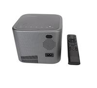 Phone Projector, 180ANSI Mini Projector 30 to 120 Inch Projection 1080P 4K HiFi Speaker 2.4G/5G WiFi for Travel (UK Plug)