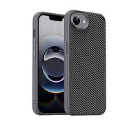 Phone Protective Bumper Case Scratchproof Shell For Phone 16e Shockproof Covers Carbon Texture Housing Skin Case Shockproof Cover Gray