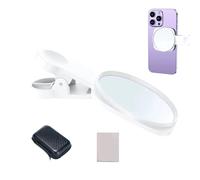 Phone Rear Camera Clip On Monitor - High Clarity Selfie Mirror Screen, Multifunctional Reflective Looking Glass | HD Rear View Selfie Assistant for Crisp Back Camera Shots, Portable Phone Accessories