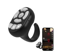 Phone Remote Control - Wireless Scrolling Ring, Smart Page Turner | Effortless Handheld Controller For Navigation, Media Playback, EBook Reading, Hands-Free Camera Activation During Travel Or Work
