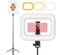 Phone Ring Light with 80" Tall Tripod Stand Built-in 8000mAh Battery Handheld Smartphone Photo Selfie Video Rig Lights 2700K-6500K for Tiktok, YouTube, Video Recording, Filmmaking, Vloging