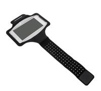 Phone Running Armband with Reflective Strap and Screen Cover | Nylon Elastic Fit, Rear Pocket for Cash Coins, Suitable for Six-inch Smartphones, Gym Training, Trail Running and Climbing