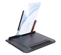 Phone Screen Amplifier,12 Inch 3D HD Horizontal Vertical Screen Magnifier, Foldable Phone Stand for Movies Videos Games,for All Smartphones