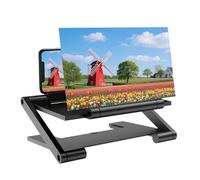 Phone Screen Amplifier - Foldable Adjustable Display Device, Mobile Video Magnification Holder, Portable Cinema Stand, Eye Protection Mount, Reliable Equipment for Office, Study