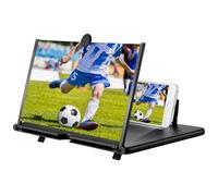 Phone Screen Magnifier 18 Inch, Pull-out HD Screen Amplifier, Ultra-Clear 3D Screen Expander for Videos & Movie, Compatible with All Smartphones