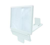 Phone Screen Magnifier - 7 Inch Foldable Viewer for Comfortable Video Viewing, Curved 3D Lens Stand, Minimal Frame Design, Optical HD Lens + Adjustable Viewing Angle Support