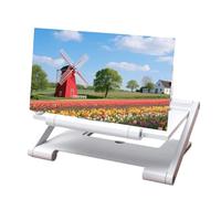 Phone Screen Magnifier - PC Glass 20.5x14.5x8.5cm | 3D Display Amplifier Stand with Adjustable Foldable Design, Movie Watching, Viewing, Foldable Phone Enlarger Stand | Home Travel