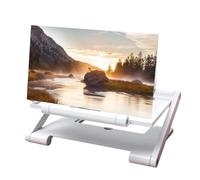 Phone Screen Magnifier - Smartphone Video Magnifier, Curved 3D Projection Lens, Lightweight Portable Holder, Hands-Free Viewing Accessories for Leisure Entertainment at Home, On the S
