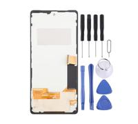 Phone Screen Replacement Assembly, TFT LCD Display Digitizer, Black Display Module with Rear Connector and Center Camera Cutout, 1 Set Repair Part Phone Screen Assembly Tft Lcd Digitizer Black Module