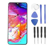 Phone Screen Replacement for Samsung, 6.7 Inch Touch Screen LCD Display Digitizer Screen with Frame for Samsung Galaxy A70 A705