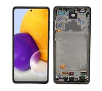Phone Screen Replacement for SAMSUNG A72 5G 4G SM A725 SM A725M DS, 6.7in OLED Digitizer Touch Display Assembly with Frame, 3D Sensitive Touch Screen Repair Tool Kit (Black)