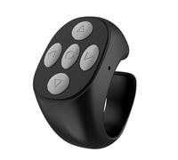 Phone Scrolling Ring - Remote Page Turner For E-Book Reading | Scroller Page Turner Clicker | Scrolling Ring For Taking Pictures Watching Short Videos, Wireless Fingertip Remote Control