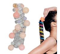 Phone Scrunchies, Elegant Hair Bands with Telephone Cord, Waterproof Twisted Hair Elastic, Phone Cable Tie, Clear Hair Bands