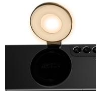 Phone Selfie Light, Magnetic Portable Phone with Mirror, 360 Degree Adjustable Rechargeable Lamp for Conference Calls, Video Recording, Makeup, Outdoor Vlogging, Travel, Social Media Content Creation