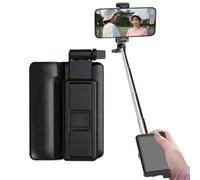 Phone Selfie Stick, Portable Extendable Selfie Phones Stand, Video Recording Tool Cellphone Tripod Magnetic Design Wireless Remote Control for Vlog Travel, 2.83x3.74x1.5 inches