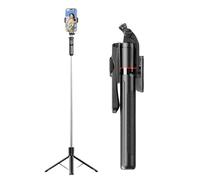 Phone Selfie Stick Tripod Adjustable Lightweight Extendable Wireless Remote