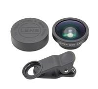 Phone Selfies Lens - Portable Metal Wide Angle Camera with Clip, Tablet Accessory | Ultra Wide Smartphone Photography Tool For Travel Vlo