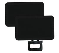 Phone Shade, Phone Shade 2Pcs Clip-On Angle Adjustable Universal Sun UV Protection 5.7x3.5" Cellphone Sunshade for Driving, Biking, Live Streaming, Black