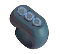 Phone Slide Ring, Phone Scroll Remote Control | 3 Button Remote Scroll Ring | Rechargeable Smart Page Turner Clicker for Video Recording