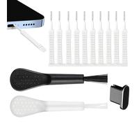 Phone Speaker Cleaning Kit - Anti Slip Charging Port Cleaning Kit - 13PCS Reusable Soft Bristle Brush Set | For Removing Dust And Dirt From Charging Port | Speaker Or Headphone Jack Cleaner