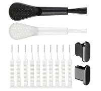 Phone Speaker Cleaning Kit - Small Cleaning Tools, 13PCS Anti Slip Charging Port Cleanings Tool | Phones Port Wipe Brush Kit with Handle and Anti Dust Plug for Phone Speakers, Headphones