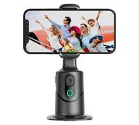 Phone Stabilizer for Video Recording AI Tracking 360° Rotation | Cell Phone Stabilizer for Filming,Face Recognition for Live Streamers Photography Beginners Smartphone Filmmakers Content Creators