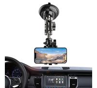 Phone Stand -32cm Car Phone Holder | Car Mount, Universal Ćar Mount With Strong Suction Cup Base 360 Degree Adjustable PhoneStand For Vlog Recording Video Compatible With All Smartphones
