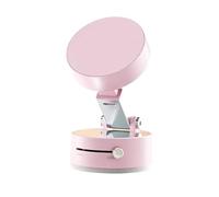 Phone Stand Degree Adjustable Vacuum Suction Cup Folding Mobile Phone Holder Foldable For Lazy Car Suction Cup Holder Rotation Phone Stand(Pink)