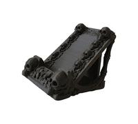 Phone Stand for Desk, Gothic Skull Device Holder with Angled Rest for Watching Videos, Reading, Video Calls, Bedroom, Offices Smartphone Cradle Dark Desk Decor Skull Holder Goth Room Accessory Bedside