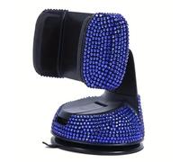Phone Stand Glitter Diamond Car Phone Holder Mount Cup Bracket Stand Mobile Cell Universal Support for All Phones Rotation Phone Stand(Blue)