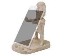 Phone Stand with Statue, Resin Phone Holder, Easter Island Statue Door Table Decoration, Smartphone Holder for Watching Videos, Video Making