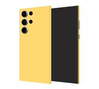 Phone Sticker for Galaxy S23 Ultra, 2 Pack Skin Wrap Mobile Protector Cover Vinyl Decal Compatible with Samsung (Yellow)