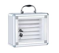 Phone Storage BoxSecure Conference & School Locker Desktop Organizer with Handle for Employee Use Cell Phone Cabinet for Meetings & Events