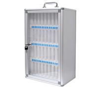 Phone Storage Cabinet with LockCell Phone Safe Deposit Box for StudentsSecure Conference Phone Locker Holds 12 to 60 PhonesPortable Organizer for Events