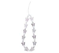 Phone Strap Wrist Strap Butterfly Bead Chain Phone Charm Anti-Lost Y2K Cell Phone Strap Hanging Cord for Women Acrylic Phone Strap Butterfly Phone Chain, フリーサイズ