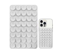 Phone Suction Grip - 80 Grain Silicone Sticky Holder, Durable Anti Slip Smartphone Back Stand | Perfect for Taking Pictures, Video Calls, Live Streaming, Travel, Office, Home Use