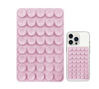 Phone Suction Grip, 80 Grain Sticky Smartphone, 15.6 grams Compact & Lightweight Design, Suctions Cup Cell Back Grips for Picture, Video Calls, Content Creation, and Live Streaming