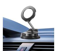 Phone Support for Dashboard,Magnetic Dashboard Cell Phone Mount - Horizontal Vertical Smartphone Bracket with Suction for Safe Driving Daily Commuting Family Outings Travel