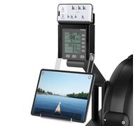Phone & Tablet Holder Compatible with Concept 2 Rowing Machine & Skierg with PM5 Monitor, Rower Accessories, 2-in-1 Phone & Tablet Mount Stand for Model D&E and Rowerg, NOT for PM3/PM4, Patent Pending