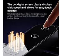 Phone Tapper | Continuous Click for Game | Silent Adjustable Speed Physical Clicker Tapper Tool for Games Video Screen Interaction Phone Reward Task Completion