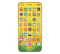 Phone Toy - Fake Phone | Rechargeable Toys, Multi-functional Touch Screen Learning Game with Multiple Functions and Interactive Dazzling Light, Suitable for