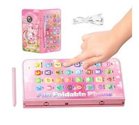 Phone Toy for | Foldable Phone - Early Learning Toy | for Boys Preschool Girls Birthday Home Apartment Playroom Holiday Nursery Nursery